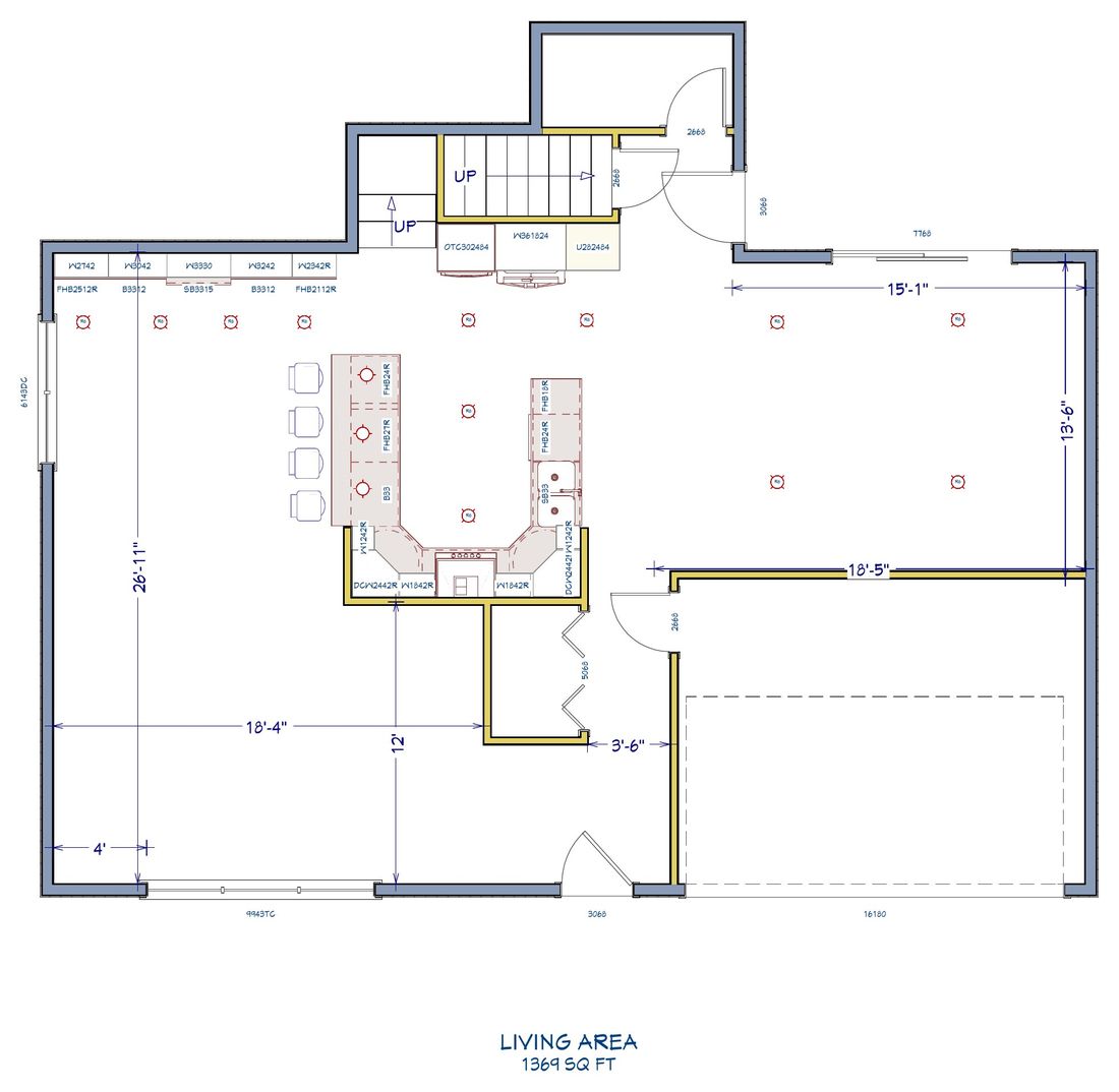 Kitchen floor plan